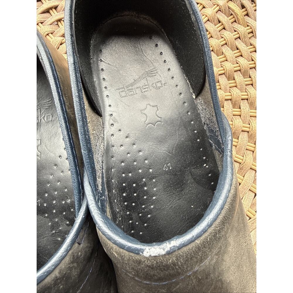 Dansko Black Leather Mules - Picture 8 of 14